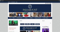 Desktop Screenshot of paramountarts.org